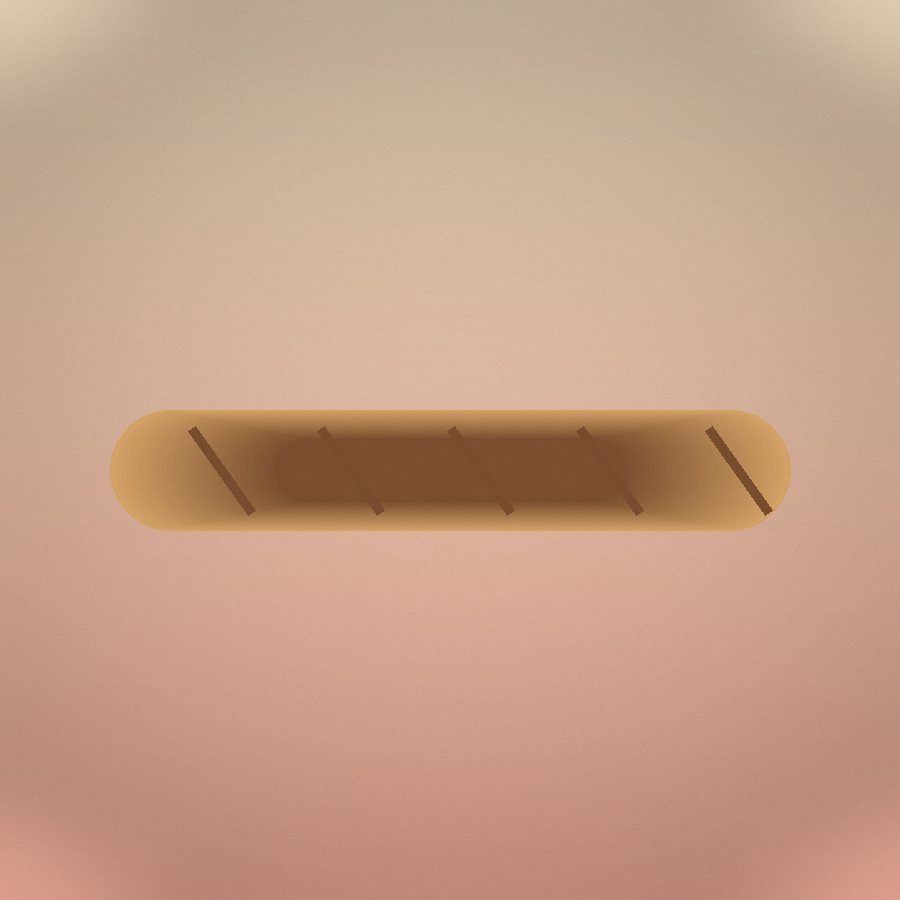 Hand-shaped baguettes
